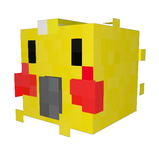 tigerlark Minecraft avatar head, 3D render
