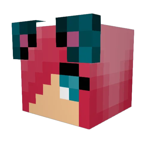 tigerlilley1990 Minecraft avatar head, 3D render