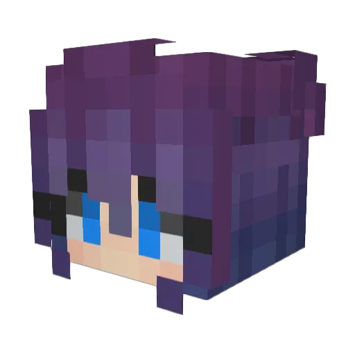 tigerlilly15 Minecraft avatar head, 3D render
