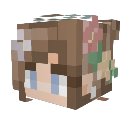 tigerlilly2518 Minecraft avatar head, 3D render