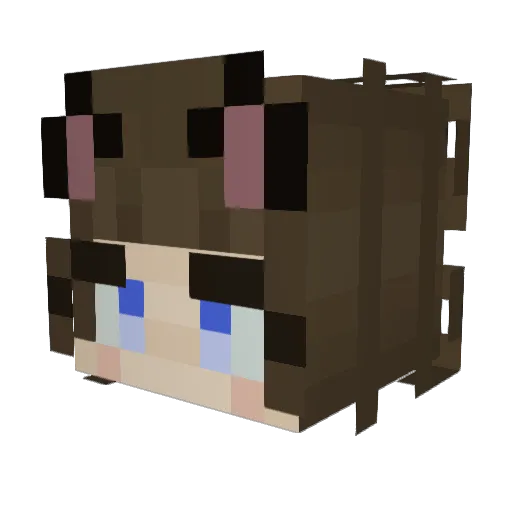 tigerlillys Minecraft avatar head, 3D render