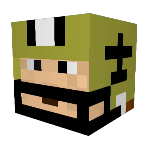 tigerlol2903 Minecraft avatar head, 3D render