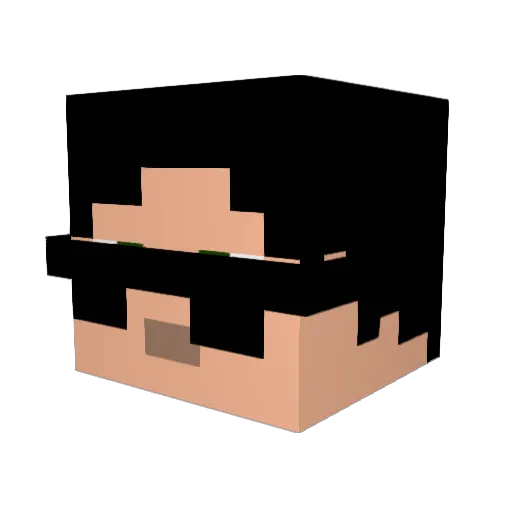 tigermaster36 Minecraft avatar head, 3D render
