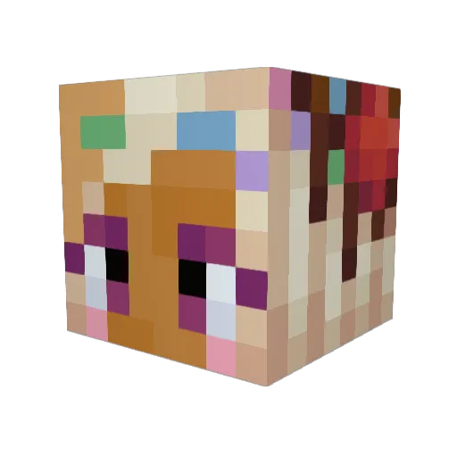 tigerrexy22 Minecraft avatar head, 3D render