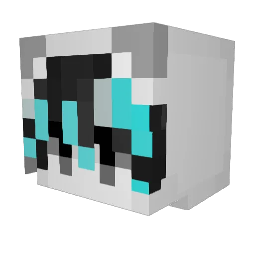 tigiraVT Minecraft avatar head, 3D render