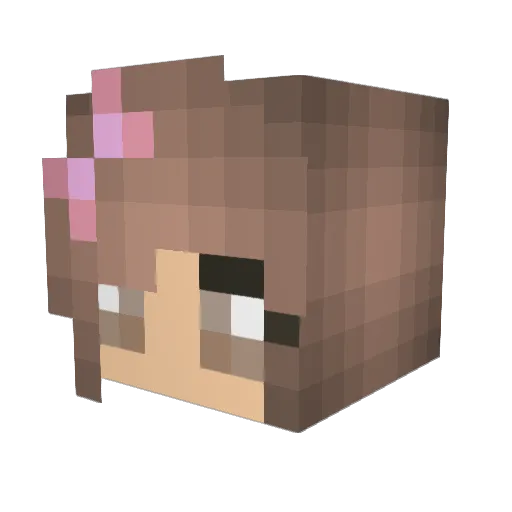 tigu0104 Minecraft avatar head, 3D render