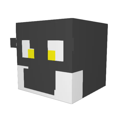 tiitusss Minecraft avatar head, 3D render
