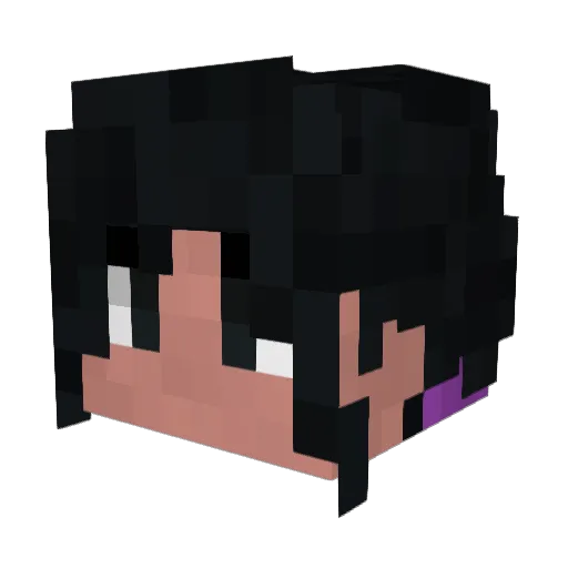 tikhim Minecraft avatar head, 3D render