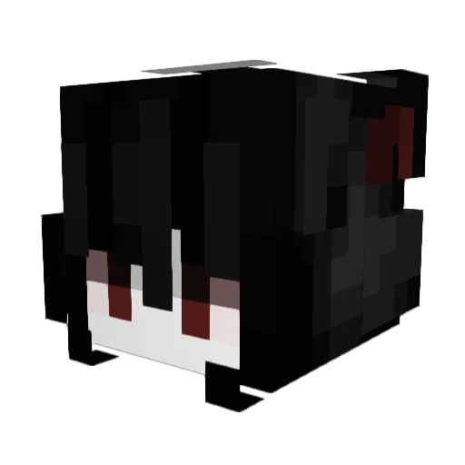 tikzaqx Minecraft avatar head, 3D render