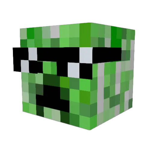 tildas9487 Minecraft avatar head, 3D render