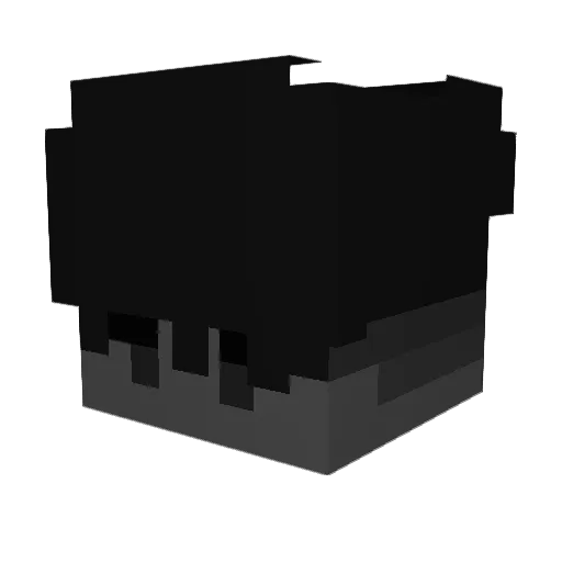 tilinvlnz Minecraft avatar head, 3D render