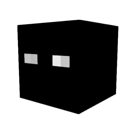 till00711 Minecraft avatar head, 3D render