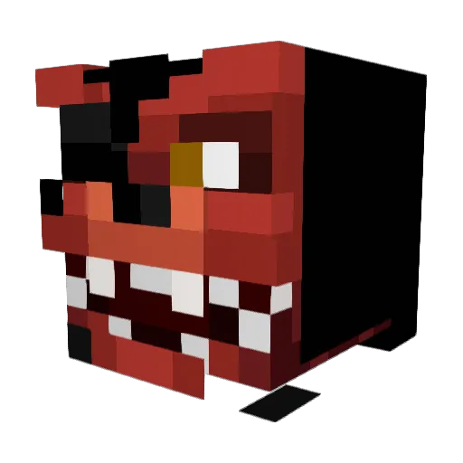 tillflachs Minecraft avatar head, 3D render