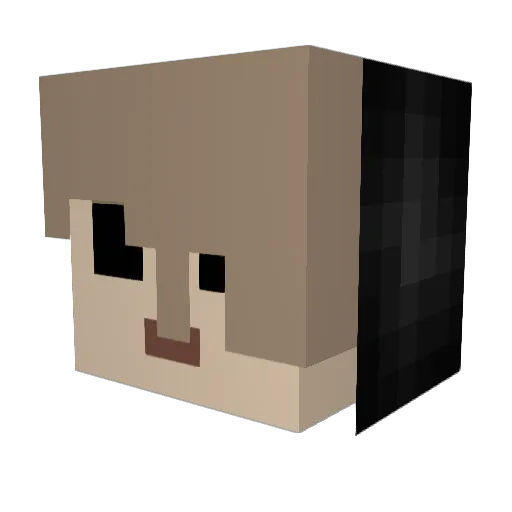 tim144 Minecraft avatar head, 3D render