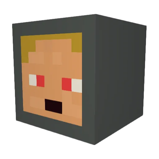 tim1757 Minecraft avatar head, 3D render