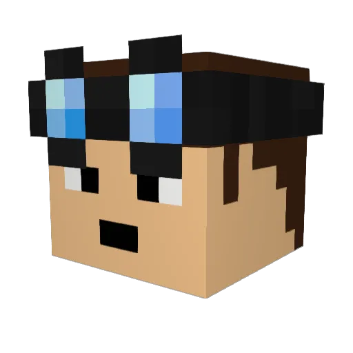 tim22988 Minecraft avatar head, 3D render