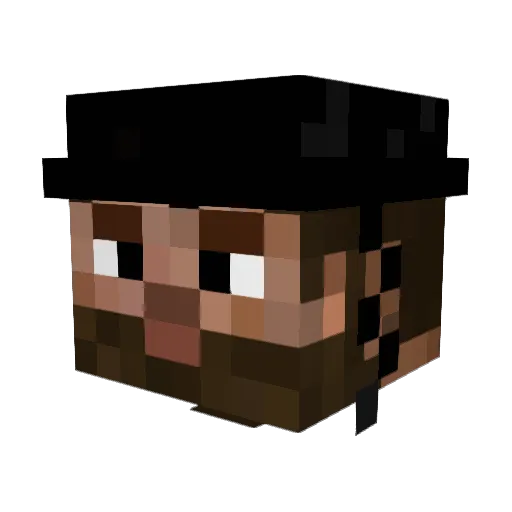 tim263 Minecraft avatar head, 3D render
