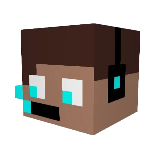 tim74 Minecraft avatar head, 3D render
