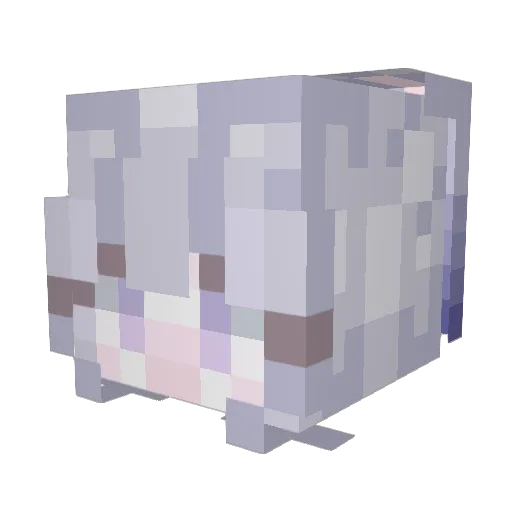 timaaaaa Minecraft avatar head, 3D render