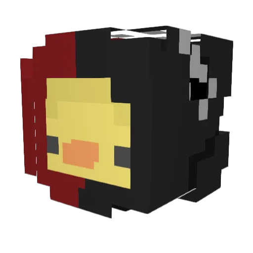 timacaroni Minecraft avatar head, 3D render