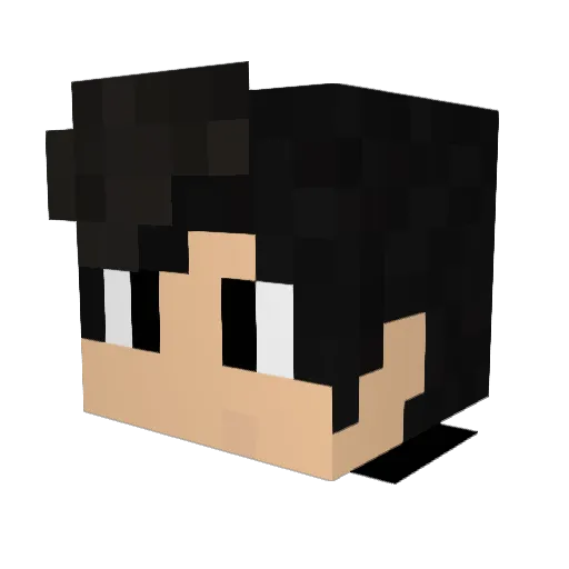 timb25 Minecraft avatar head, 3D render