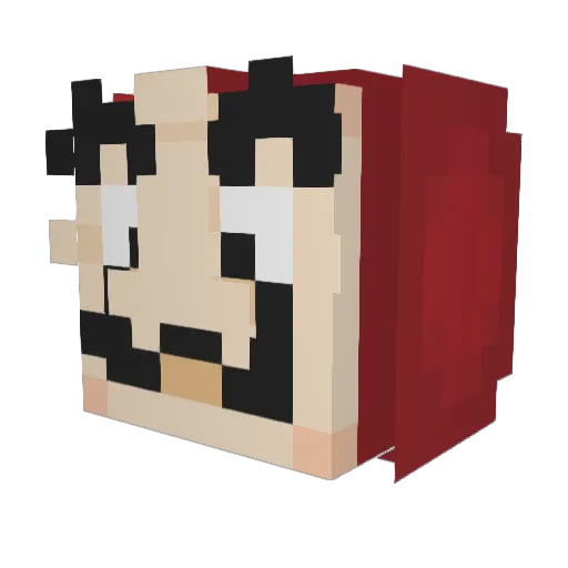 timbana65 Minecraft avatar head, 3D render