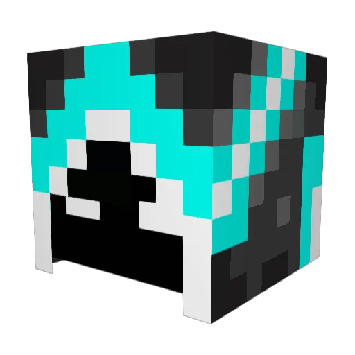 timberjack Minecraft avatar head, 3D render