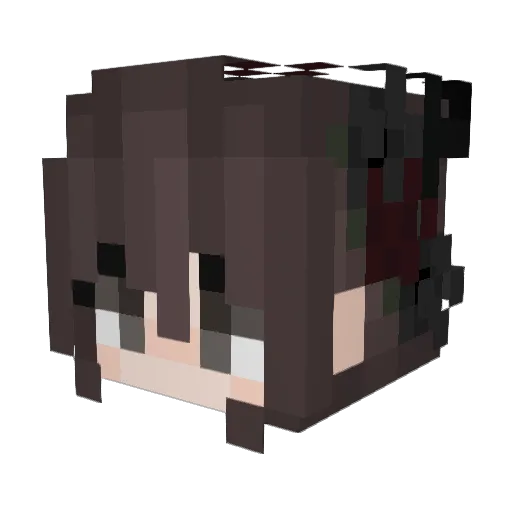 timberlands Minecraft avatar head, 3D render
