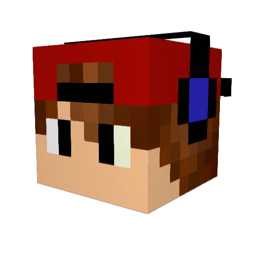 timberowie Minecraft avatar head, 3D render