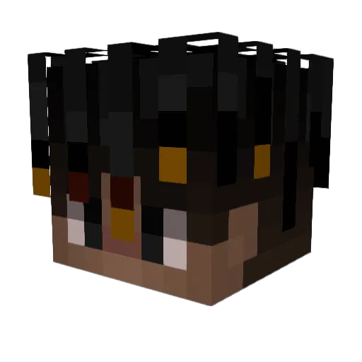 timbuddy Minecraft avatar head, 3D render