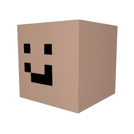 timczar Minecraft avatar head, 3D render