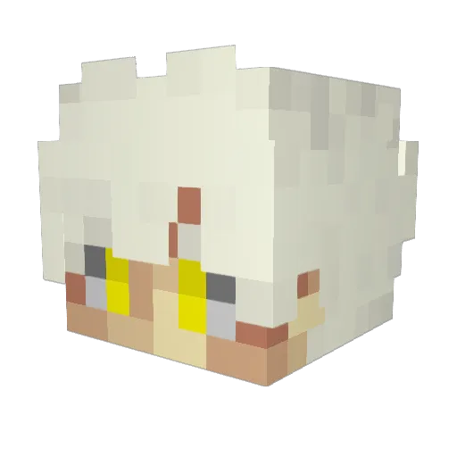timelight34 Minecraft avatar head, 3D render