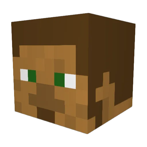 timelordthedr Minecraft avatar head, 3D render
