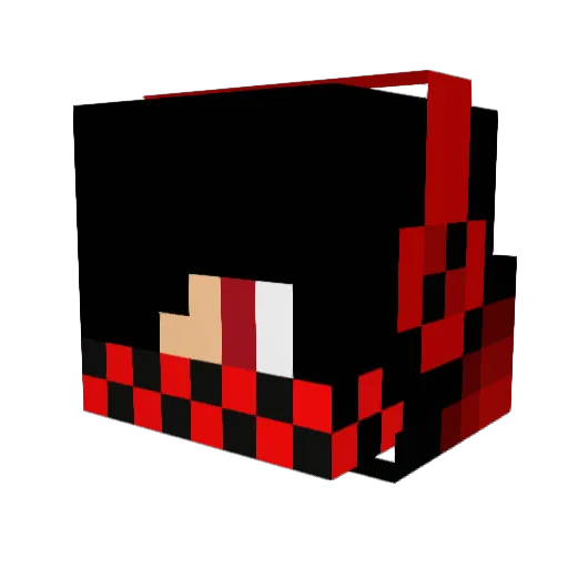 timimt Minecraft avatar head, 3D render