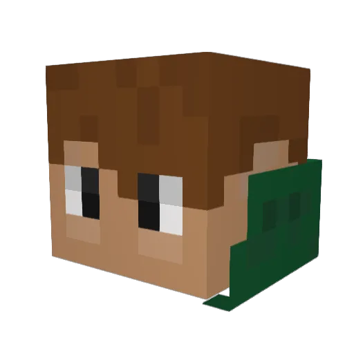 timiotim17 Minecraft avatar head, 3D render
