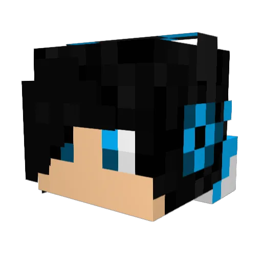 timix140 Minecraft avatar head, 3D render