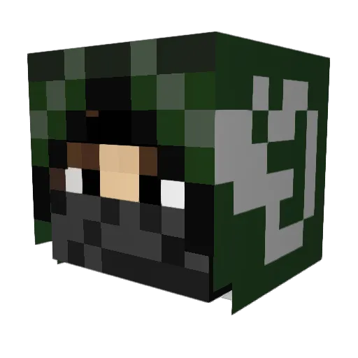 timjojo11 Minecraft avatar head, 3D render