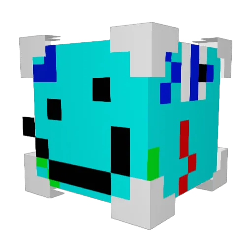 timmerije Minecraft avatar head, 3D render