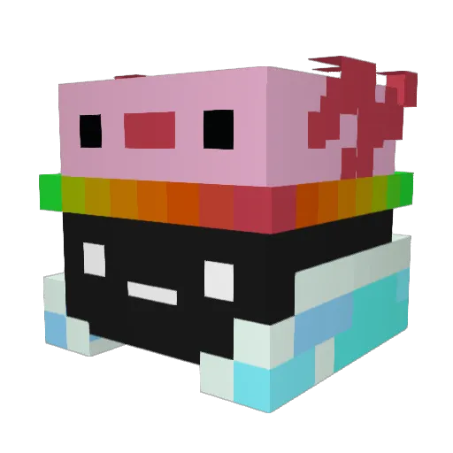 timmert42 Minecraft avatar head, 3D render