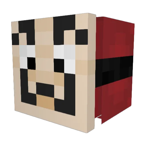 timmetie123 Minecraft avatar head, 3D render