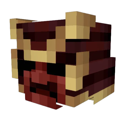 timmo99 Minecraft avatar head, 3D render
