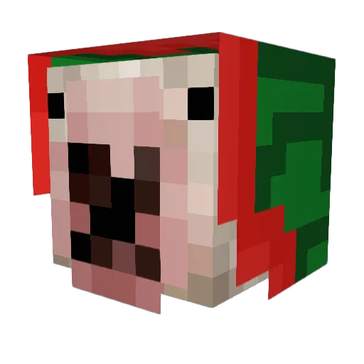 timmy10093649 Minecraft avatar head, 3D render