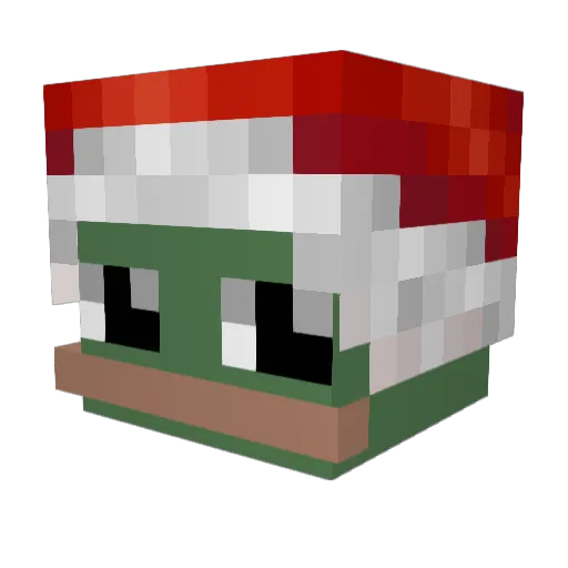 timmythereal Minecraft avatar head, 3D render
