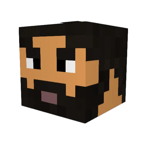 timmytoke Minecraft avatar head, 3D render