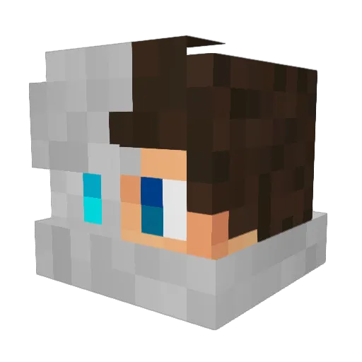 timnappt Minecraft avatar head, 3D render