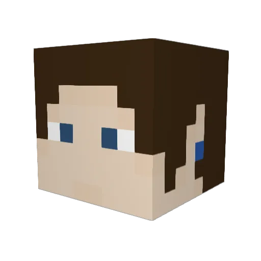 timnokia Minecraft avatar head, 3D render
