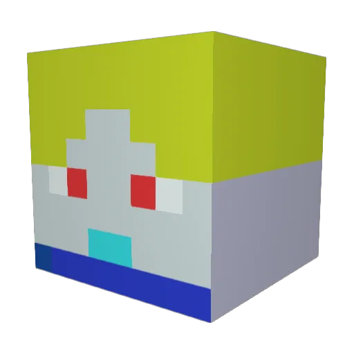 timo0310 Minecraft avatar head, 3D render