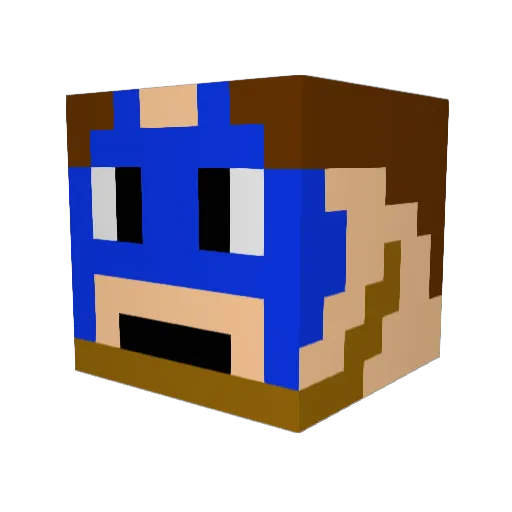 timo24 Minecraft avatar head, 3D render
