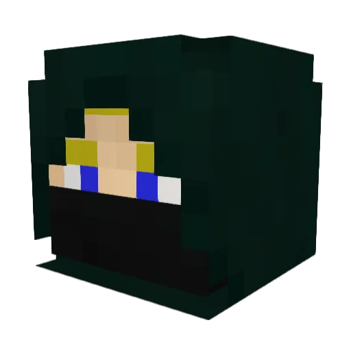 timo2gab Minecraft avatar head, 3D render