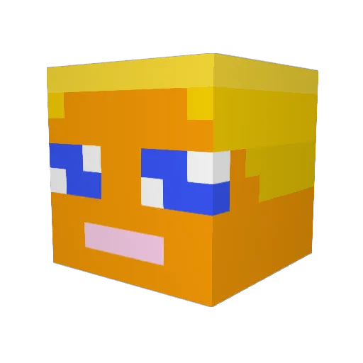 timon_hn Minecraft avatar head, 3D render